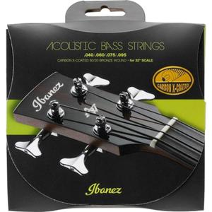 2 x Ibanez Carbon Coated Strings for 32 Inch Scale Acoustic Bass-040-095 80/20 Bronze (IABS4XC32)