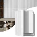 6 Pack Acoustic Wall Panels, 47.2" X 23.6" Sound Absorbing Panels, Decorative Sound Proof Panels for Office, Studio, Home Theatre - White