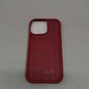 Burgundy Red Phone Case for iPhone 14 Pro Max, Cute Aesthetic Red Bow Design Case, Soft Silicone Slim Shockproof Protective Phone Cover for Women Girls - Maroon