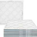 Amazon Basics 20x20x1 Air Filter 6-Pack, MERV 11 AC Furnace Filters, Dust, Pet, Allergy Control, Electrostatic (Actual Size: 19.75 x 19.75 x .75)