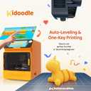 3D Printer for Kids,Safe for Children,Toy 3D Printer,New Version Upgraded,STEM Learning Mate, Wi-Fi & App Control, Weekly Update Toy Library, Touch Screen, Mini Size, Easy Setting/One Click to Print.