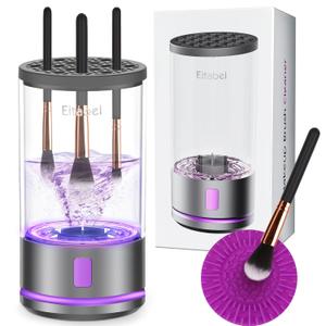 Electric Makeup Brush Cleaner machine, 2 in 1 Makeup Brush Cleanser & Washer Combined, Automatic Spinning Makeup Brush Cleaner For All Size Beauty Brush and Sponges Electric Makeup Brush Cleaner machine, 2 in 1 Makeup Brush Cleanser & Washer Combined, Automatic Spinning Makeup Brush Cleaner For All Size Beauty Brush and Sponges