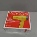 REVLON Compact Hair Dryer | 1875W Lightweight Design, Perfect for Travel, (Yellow)