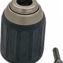 766008-1 766027-7 763241-6 Drill Chuck Keyless Replace for Makita 1/2" DHP484 DDF484 DDF482 BHP452 BDF453 BDF452 LXFD01 LXPH05Z XFD01RW DHP485 DDF446 XPH10 with Left Hand Chuck Screw 763193-1 763256-3