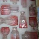 Der Rose Pink Vases Set of 12, Small Bud Vases for Flowers, Rustic Wedding Centerpieces and Home Decor