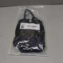 BRABIC Womens' Seamless Sleeveless V-Neck Bodysuit Shapewear Tummy Control (X-Small-Small, Black Brief)