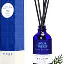 Xcleen Reed Diffuser Set, Aqua Breeze Scented Oil Diffuser with Sticks, Long-Lasting Home Fragrance Reed Diffusers for Bathroom Office Shelf, Room Fresheners 3.7 Oz