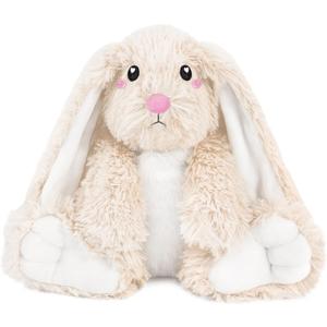 Bunny Microwavable Stuffed Animal  1.5 lb Unscented Heating Pad Plush, Soft Cozy Bunny Toy for Relaxation and Comfort, Gift for Women, Girls, Adults & Kids by Happy Fuel, Ivory