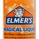 Elmer's Magical Liquid, Slime Activator Solution, Updated Formula for Double Slime Output, Safe and Washable, 1 Quart (Clear)