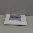 Woodoulogy Hanging Stuffed Animal Storage, Over Door Large Plush Toy Organizer with Metal Hook, Baby Accessory Holder Idea for Nursery, Doll & Bear Mesh Hammock Bag for Girl Boy Kid Room (White)