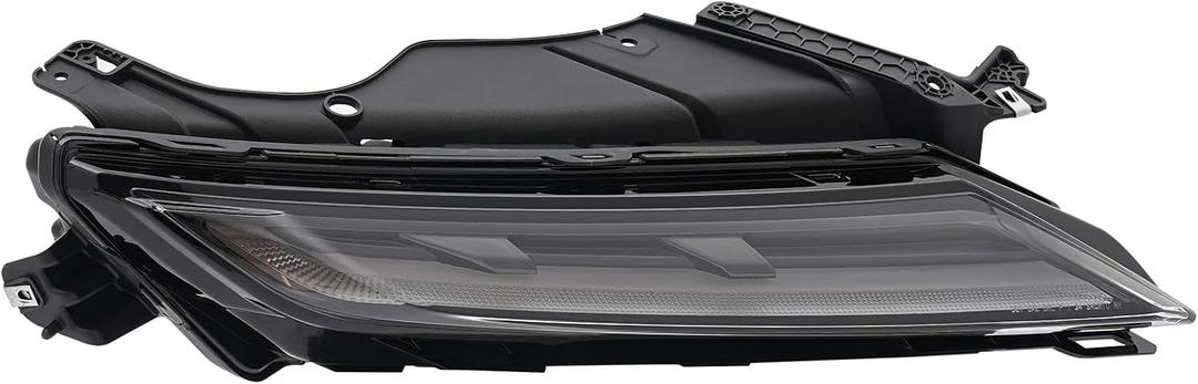 Fog Lights For 2023-2024Chevy Blazer Upper LED Daytime Running Light Fog Light, Right Passenger Side DRL Fog Light, Daytime Running Lamp Assembly, Black Housing Clear Lens 87830988