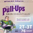 Pull-Ups Boys' Skin Essentials Potty Training Pants, Training Underwear, 2T-3T (16-34 lbs), 76 Ct