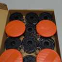 16 Pack Weed Eater String Compatible with Black+Decker, AF-100 0.065" Weed Wacker String Refill 240ft Automatic Feed String Trimmer Replacement Spool Line for Black&Decker(12 Spool+4 Cap+4 Spring)