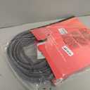 Rubber Edge Trim, Flexible Edge Trim for Sharp Edge, 5/16"(8.0mm) U Channel Edge Protector, Self Adhesive Edge Guards for Plywood, Glass, Flexiglass and Sheet Metal Parts, 20Ft, Grey Color