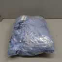 ZESICA Women's Boho Off Shoulder Spring Long Sleeve Dress 2026 High Waist Side Split Sexy Flowy A Line Long Maxi Dresses LightBlue Large