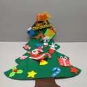 CASA CLAUSI Felt Christmas Tree for Kids DIY Christmas Decorations 2.6ft Xmas Gifts Ideas Kids Party Supplies Home Door Hanging Decor 22 Pcs
