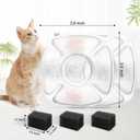 24 Pcs Cat Fountain Replacement Filters 12 Pack Cat Water Fountain Replacement Filters with 12 Pack Pre-Filter Sponges, Pet Fountain Filter Fit for 95oz/2.8L Automatic Pet Fountain Cat Water Fountain