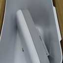 Compost Bin Kitchen for Countertop or Under Sink, 2.6 Gallon Hanging Small  Can with Lid, Garbage Can for Cabinet Door, Indoor/outdoor Food Waste Bin for Kitchen, Bathroom, RV, Office, White