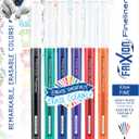 Pilot FriXion Fineliner Erasable Marker Pens, Fine Point 0.7 mm, Pack of 6, Assorted Colors, Erasable Pens - Ideal for School, Journaling, & Office Writing