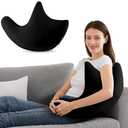 HARBOREST Shoulder Surgery Pillow - Shoulder Pillow for Shoulder Pain, Rotator Cuff Pillow for Sitting, Relief Pillow (Black)