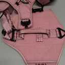 ICEFANG GN8 Tactical Dog Harness for Large Sized Dogs,Full Metal Buckles,Reflective in Training Walking K9 Dog Vest,No-Pull Front Leash Clip,Adjustable Pet Harness (Pink, L (Pack of 1))