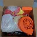 Camlinbo Halloween Inflatable Chicken Costume for Kids, Blow Up Riding On Rooster Animals Costumes Funny Halloween Costume For Boys Girls Teens Cosplay Party