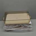 Delamu Bathroom Organizers and Storage, 2 Tier 2 Drawer Makeup Organizer Countertop, Easy to Install, Ideal for Bathroom Counter, Vanity, Ideal for Women Girls, Amber (2Drawers 1 Pack)