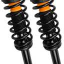 Pair Rear Suspension Shock Struts Absorber Assembly Assy without EDC Compatible with BMW X3 F25 2011-2017 for X4 F26 2015-2018 Replacement for 33526796422 33526796317