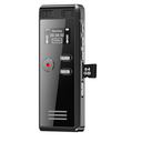 64GB Digital Voice Activated Recorder with Playback - 4552 Hours Audio Recording Device, 3072Kpbs HD Dual MIC Tape Recorder Device for Lecture A-B Repeat, MP3 Player, 64GB TF Card Included
