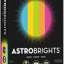 Neenah Astrobrights Bright Color Paper, Letter Size Paper, 24 lb, Assorted Colors, 500 Sheets (500 Count (Pack of 1))
