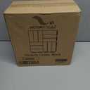 Acacia Wood Flooring Interlocking Deck Tiles for Patio Decor 9 Pcs 12 Slats VR Black - Waterproof Indoor & Outdoor Decor - Balcony Garden Decking Tile (12.2 * 12.2 * 0.7 inches)