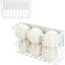 Magnetic Dryer Ball Holder for Laundry Room Organization and Storage, Magnetic Lint Bin, Iron Dryer Ball Container for Laundry Room Storage (No Balls)