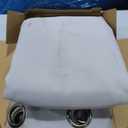 BONZER Room Divider Curtain Total Privacy Wall Extra Wide Grommet Room Darkening Curtains for Patio Sliding Glass Door, 108L x 150W Inch (9L x 12.5W ft), 1 Panel, Silver