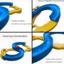Marble Run Infinite Loop Toy with 2 Rubber Balls Handheld Changing Marble Track Hand-Eye-Brain Coordination Games for Kids Girls Boys Teens Adults Indoor Outdoor Game Improves Attention Equipment