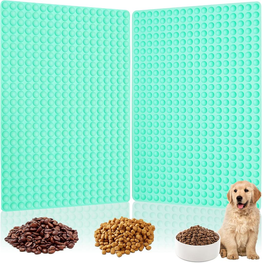 2 Pack 468-Cavity Mini Round Silicone Molds, Mini Dog Treat Mold Silicone,Chocolate Drop Mold,Semi Sphere Gummy Candy Molds for Small Jelly (Mini Round Shaped)