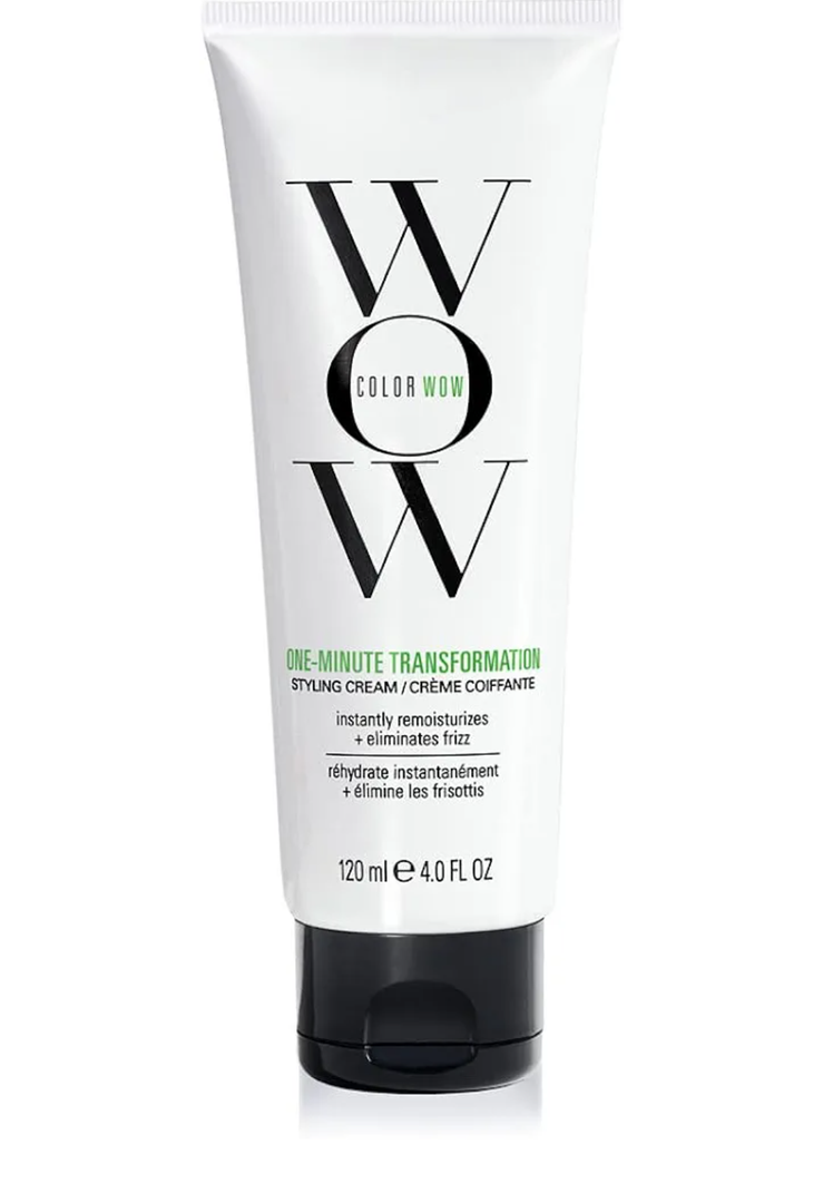 COLOR WOW One Minute Transformation – Instant frizz fix| Nourishing styling cream smooths, tames + defrizzes on the spot, Avocado oil + Omega 3’s hydrate, repair for silkier, smoother texture