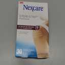Nexcare Steri-Strip Wound Closure, Breathable Strips Hold Small Wounds Firmly Closed, Great After Sutures or Staples - 30 Wound Closures