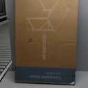 NEWBULIG 31.5 Small Computer Desk, Office Writing Desks Compact Study Table Student Bedroom Home Work PC Workstations with Metal Frame Wood Tabletop, Black