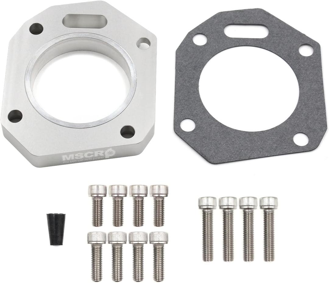 MSCRP RBC/RRC Dual Throttle Body Adapter 62mm 70mm For K20A K20A2 K20A3 Z1 RBC RRC manifold flange With gasket hardware Durable