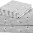 Comfort Spaces 100% Cotton Sheet Set Breathable, Lightweight, Soft with 14" Elastic Pocket Fits up to 16" Mattress, All Season Cozy Bedding, Matching Pillow Case, Full Lama Multi 4 Piece