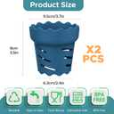 Drying Rack for Water Bottles (2pack, Blue)