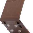 TYTX Compatible with MacBook Pro Leather Case 15 Inch 2016-2019 Release (A1990 A1707) Laptop Sleeve Protective Folio Book Cover with Vents, Dark Brown