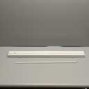 DEZ FURNISHINGS Cordless No Tools 1" Magnet Mini Blinds for Metal Doors, Room Darkening, 25" W x 42" H, White