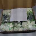 Kisflower 60 Pcs White Roses Artificial Flowers Bulk, Silk Roses with Stem Realistic White Artificial Roses for Decoration DIY Wedding Bouquet Bridal Shower Party Home Table Centerpieces Decor (White)