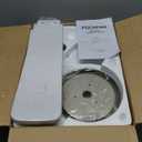 42 Inch Brushed Nickel Ceiling Fans with Lights and Remote, LED Low Profile Flush Mount Ceiling Fan for Bedroom, Living Room, Patio, Quiet DC Motor, 5 Blades