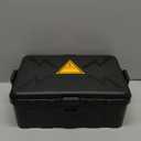 Hrensaw Large Outdoor Electrical Box Waterproof(12.5x8.5x5inch),IP54 Waterproof Outdoor Outlet Covers,Weatherproof Extension Cord Covers Protect Outlet,Plug,Timer,Power Strip,Holiday Light,Black