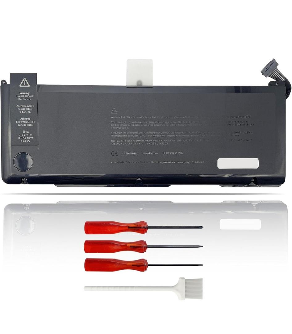AURUNHO 
A1383 95Wh Laptop Battery Replacement for MacBook Pro 17 inch A1297(Early 2011-Late 2011) Series EMC 2352-1 EMC 2564 MD311*/A MD311LL/A MC725*/A MC725LL/A 020-7149-A 020-7149-A10
