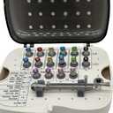 Fencia Universal Dental Implant Torque Wrench Ratchet,10-70NCM Ratchet Drivers Dental Implant Repair Tool Kit, 16pcs Prosthetic Driver Kit Torque Wrench System