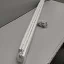 Silent Double Curtain Track Ceiling Mount 6'/8'/10'/12'/15', Wide 4" White Aluminum track Curtains Rail, Bedroom/Window/Hotel Drop Ceiling Curtains Tracks (without curtains & hooks) (Double, 10ft)