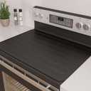 Stove Top Covers for Electric Stove, Thickened Premium Silicone Stove Mat for Glass Top Stove, 28 x 20 Glass Stove Top Cover Protector, Oven Range Top Cover, XL Dish Drying Mat (Black)